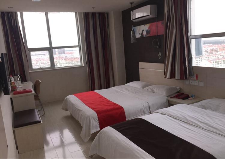 Thank Inn Chain Hotel Shandong Qingdao Laixi Nanjing Road Exterior foto